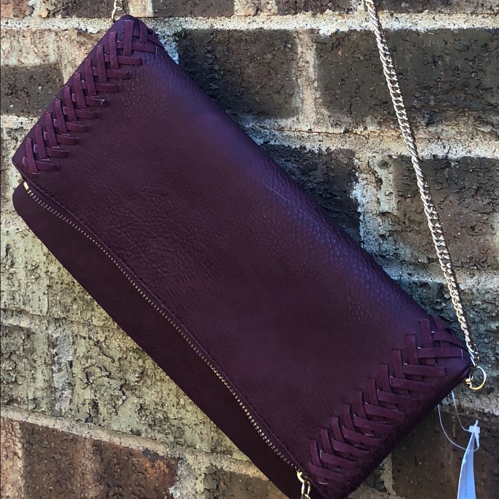 Palermo Stitch Detail Clutch purse